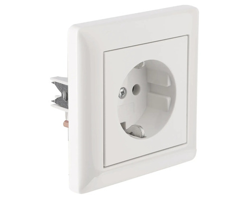 Schutzkontakt Steckdose für die Wandmontage