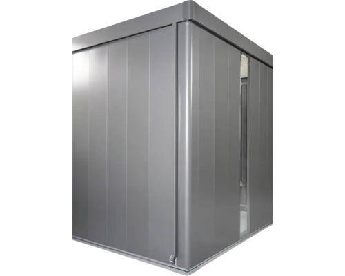 Chambre froide avec panneaux et porte