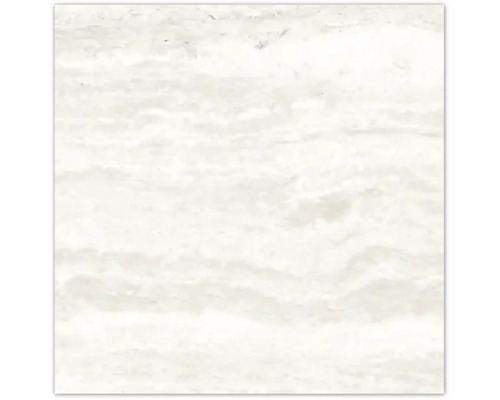 Nahaufnahme einer hellen Travertinplatte mit leichter Maserung