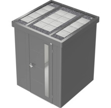 Gartenhaus Biohort Neo 1C Standardtür 291,5 x 179,5 cm quarzgrau-metallic