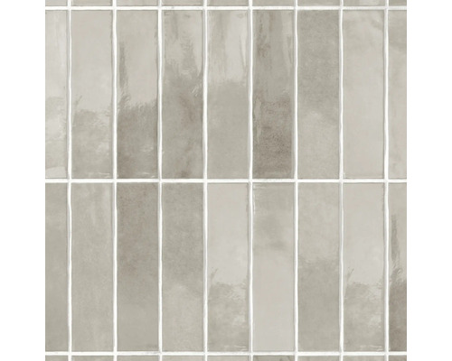 Carreaux muraux rectangulaires gris en céramique