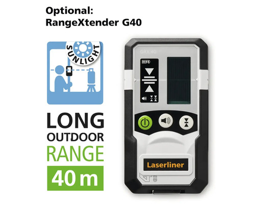 Laserliner RangeXtender G40 pour longue portée en extérieur