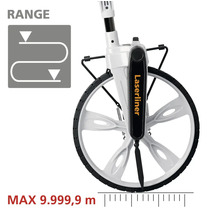 Roue pour mesurer les distances avec le logo Laserliner