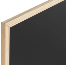 Ardoise noire avec cadre en bois 60x90 cm