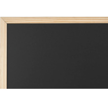 Ardoise noire avec cadre en bois 60x90 cm