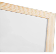 Tableau blanc avec cadre en bois magnétique 60x90 cm