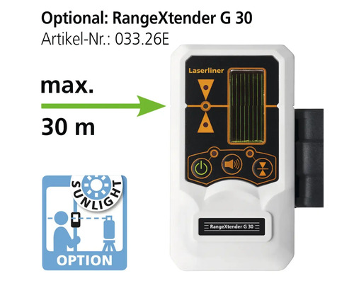 Laserliner RangeXtender G 30 pour appareils de mesure avec une portée maximale de 30 mètres