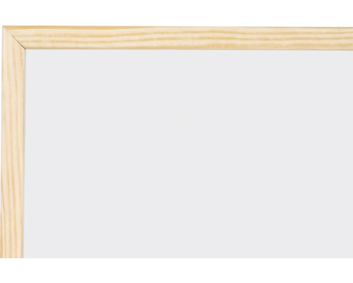 Tableau blanc avec cadre en bois