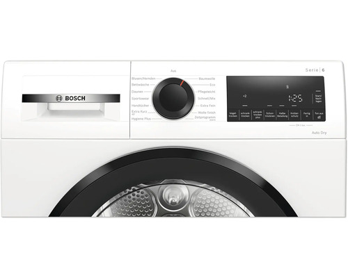 Sèche-linge Bosch Série 6 avec sélecteur de programme et affichage numérique