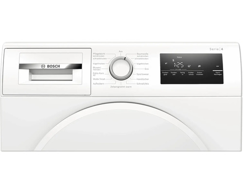 Sèche-linge Bosch Serie 4 avec sélecteur de programme et affichage numérique