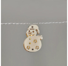 Guirlande lumineuse motif bonhomme de neige