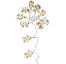 Guirlande lumineuse avec motifs d''anges en bois