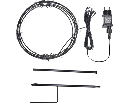 LED-Lichterbogen mit Erdspieß und Zuleitung