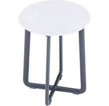 Tabouret avec assise ronde et structure en métal