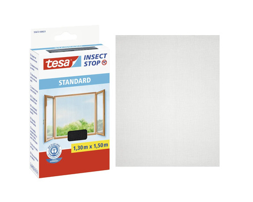 Tesa Insect Stop Standard Insektenschutzgitter mit Verpackung und Gewebe