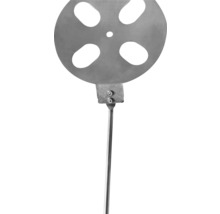 Pelle à pizza en métal avec pelle ronde et trous