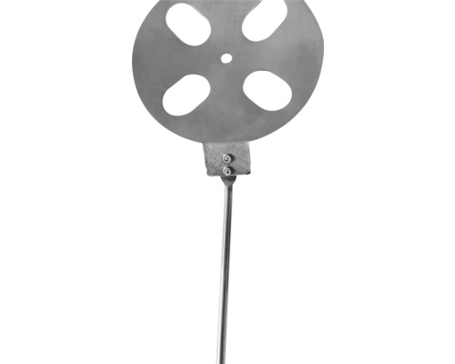 Pelle à pizza en métal avec pelle ronde et trous