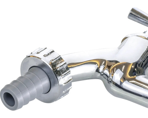 Wasserhahn für den Garten mit Schlauchanschluss