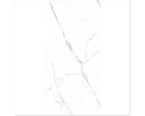 Carreau de sol blanc aspect marbre