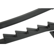 Gros plan sur un support d''outils en acier