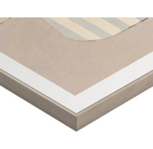 Detailansicht eines gerahmten Bildes mit abstraktem Design