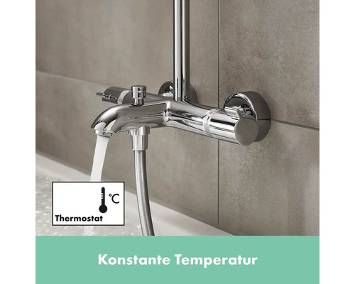 Aufputz-Brausearmatur mit Thermostatfunktion