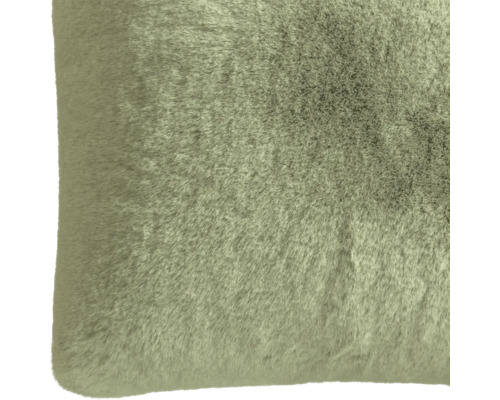 Coussin décoratif avec structure en fourrure