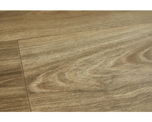 Gros plan d''un sol stratifié avec aspect bois