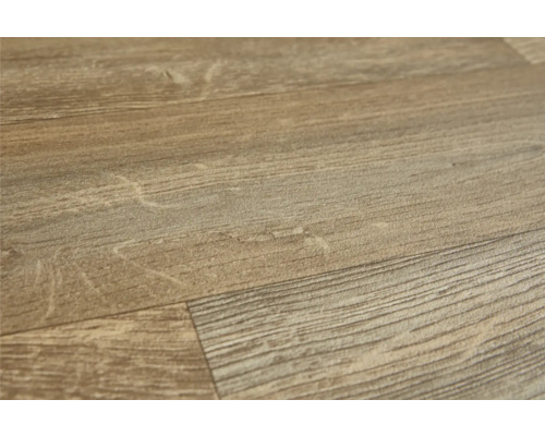 Gros plan sur un sol en vinyle aspect bois