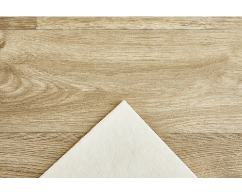Plancher en bois avec chiffon blanc