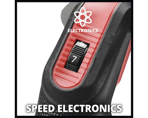 Gros plan d''un régulateur de vitesse électronique sur un outil électrique.