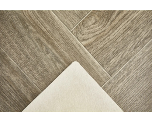 Verlegung von Vinylboden in Fischgrätoptik mit Trittschalldämmung