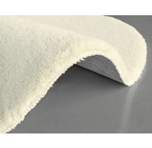 Vue détaillée d''un tapis beige texturé