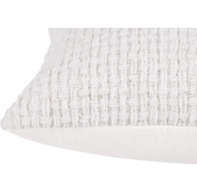 Coussin décoratif aspect tissé