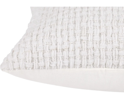 Coussin décoratif aspect tissé