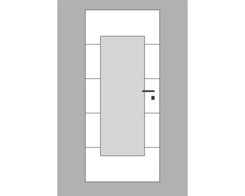 Porte intérieure avec cadre