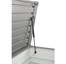 Vue détaillée d''une armoire à outils ouverte avec ressort à gaz