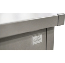 Caisse de rangement Biohort FreizeitBox 130, 134x62x71 cm gris quartz-métallique