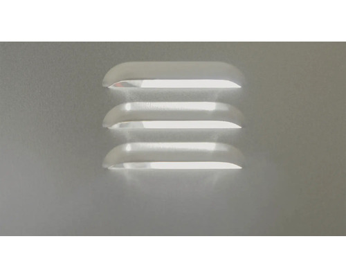 Wand mit Lüftungsgitter