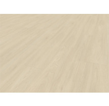 Gros plan d''un sol stratifié clair avec grain de bois