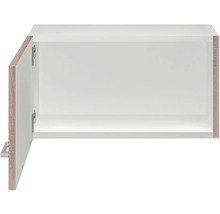 Armoire suspendue ouverte avec porte