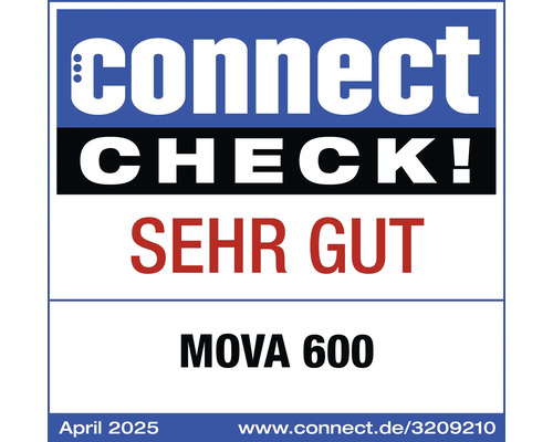 Connect Check Sehr Gut MOVA 600 Siegel
