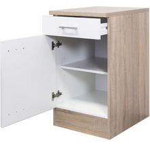 Meuble bas avec tiroir et porte pour salle de bain ou autres pièces