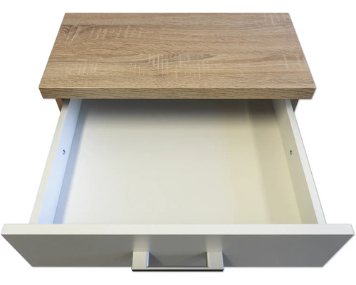 Tiroir ouvert avec poignée