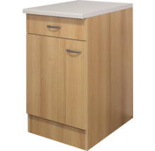 Meuble sous-lavabo avec tiroirs et structure en bois