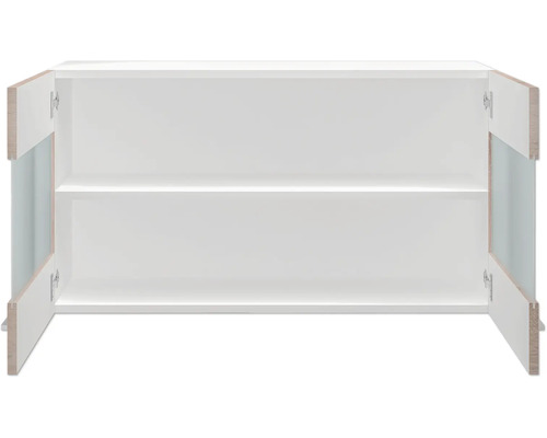 Offener Wandschrank mit zwei Regalböden