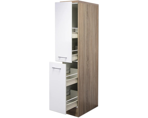 Meuble de cuisine avec éléments coulissants