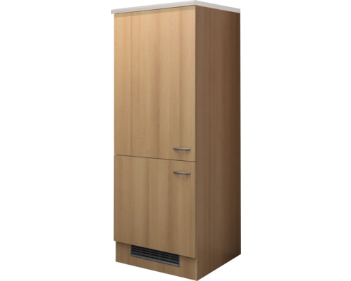 Armoire haute avec deux portes et poignées