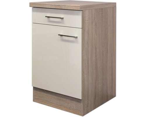 Unterschrank mit Schublade und Tür im Küchenstil