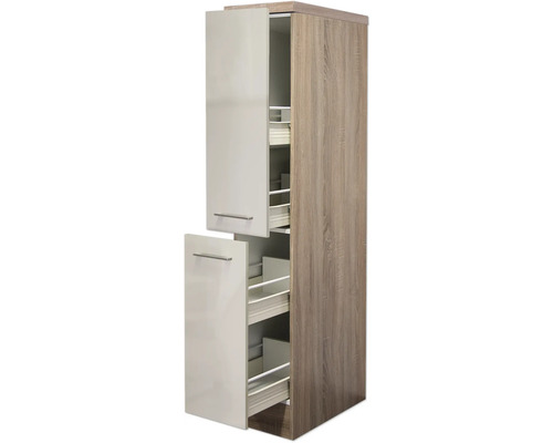 Meuble de cuisine avec éléments extractibles pour plus de rangement